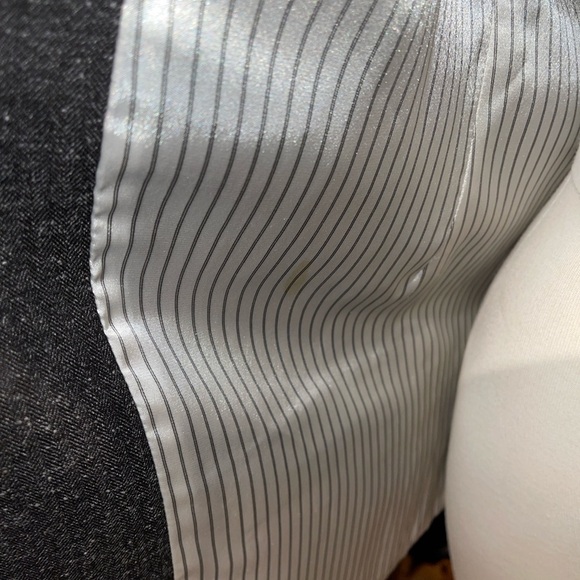 Necessary Objects Women's Blazer Size M Gray Collared Pockets Long Sleeve - Picture 8 of 9